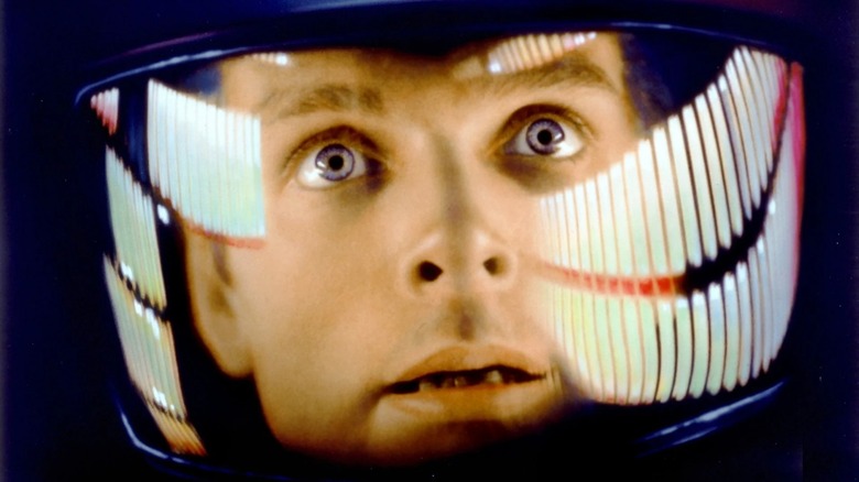 Dave stares at Hal in 2001: A Space Odyssey