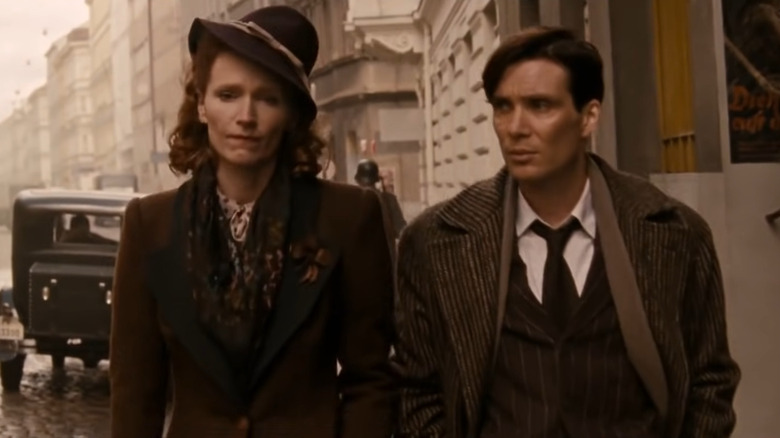 Murphy and Le Bon on street