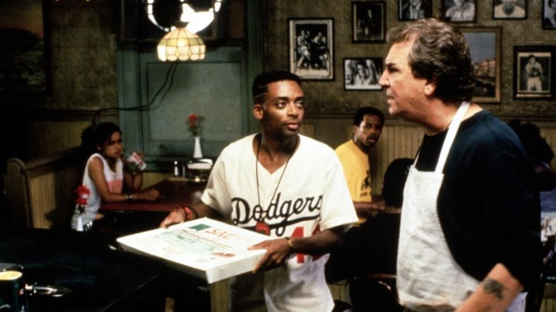 Mookie and Sal in pizzeria
