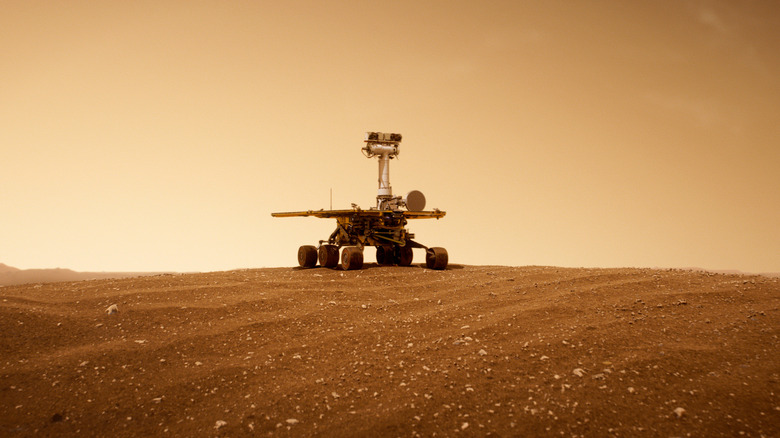 Oppy on Mars