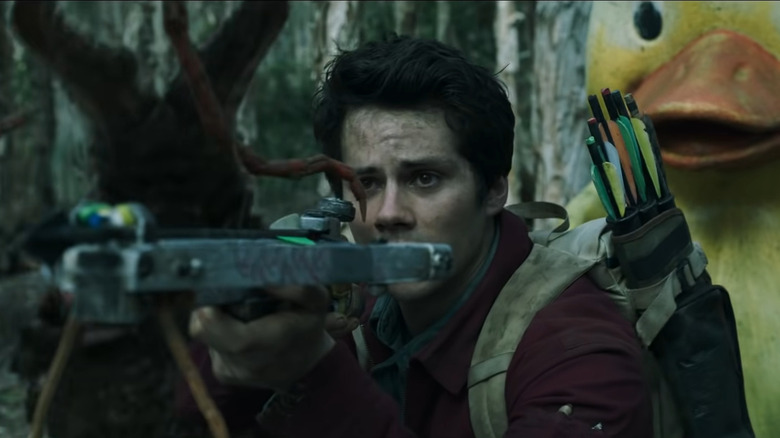 O'Brien with crossbow