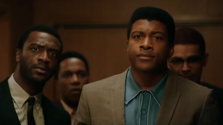 Clay Brown Cooke and Malcolm X arrive at hotel