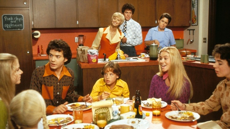 Bradys in kitchen