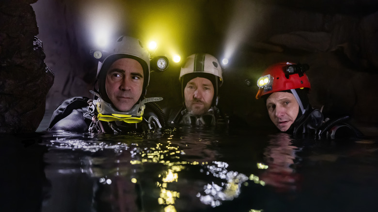 Farrell Edgerton and Mortensen in water