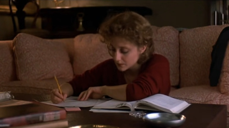Carol Kane doing homework