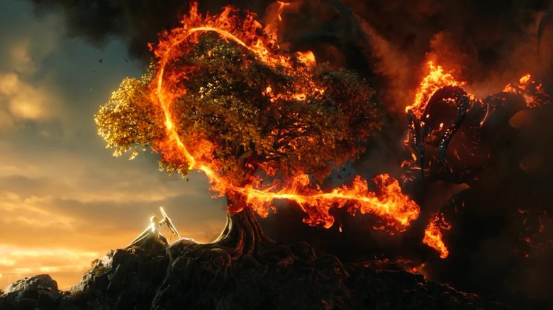 elf balrog whip fire