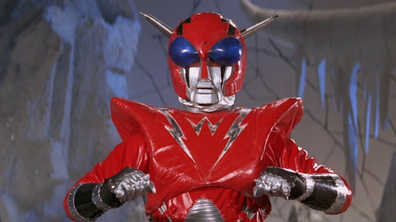 Infra-Man making two fists in 