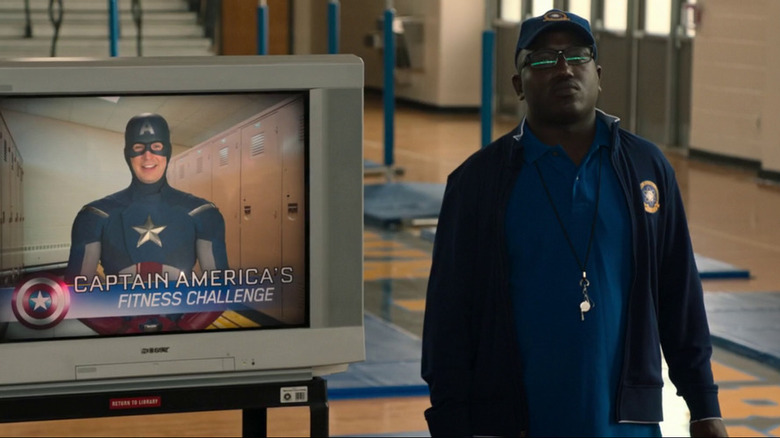 Coach Wilson shows a PSA