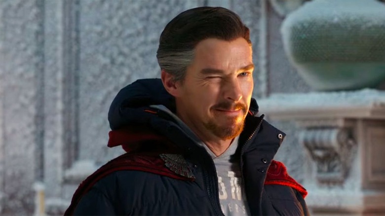 Doctor Strange winks