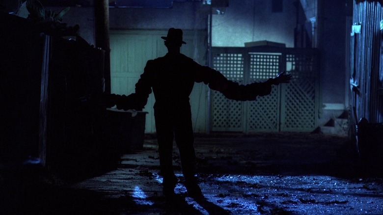 Freddy Krueger walks down street