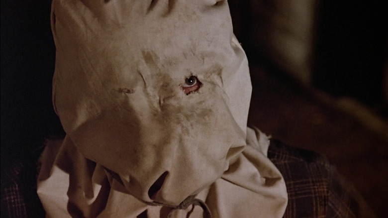 Jason wears bag in Friday the 13th Part 2
