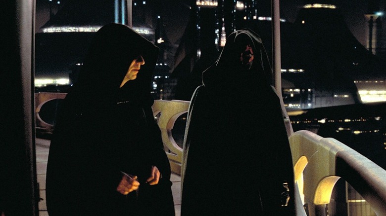 Darth Sidious and Darth Maul in Star Wars: The Phantom Menace