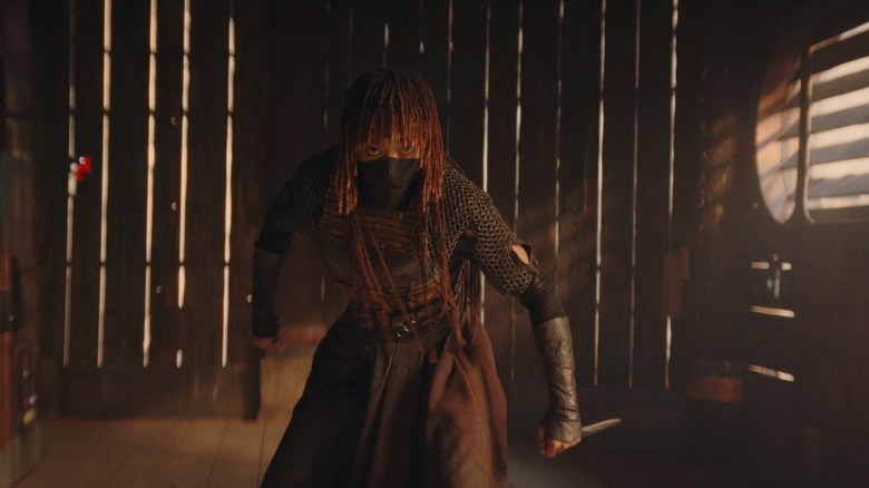 Mae ready to fight in Star Wars: The Acolyte