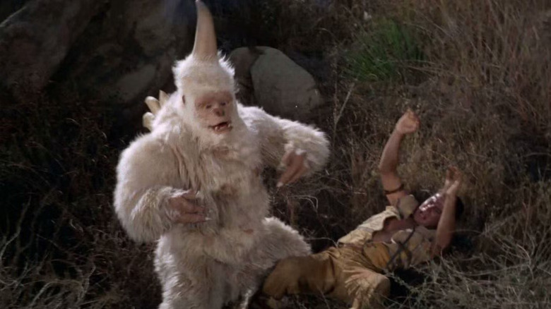 A Mugato attacking Captain Kirk in an episode of Star Trek.