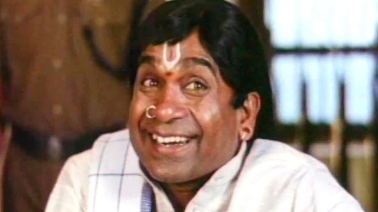 Barhamanandam in the film Pedarayudu