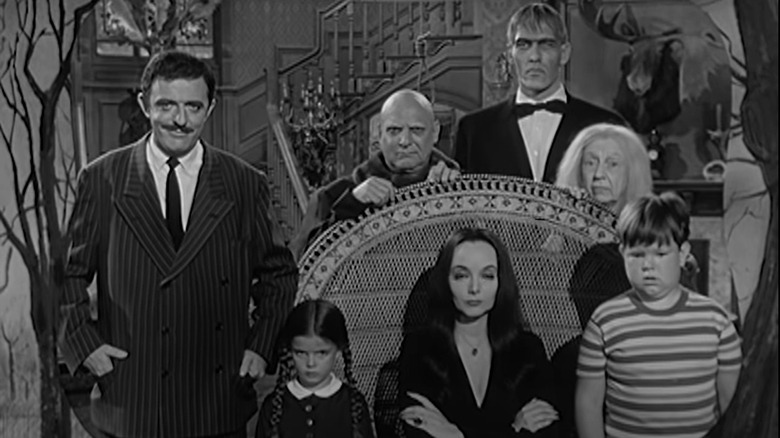 The Addams Family posing