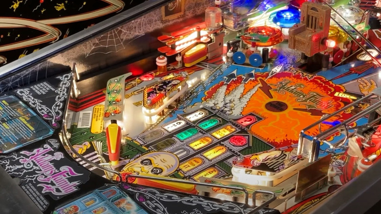 "The Addams Family pinball machine"