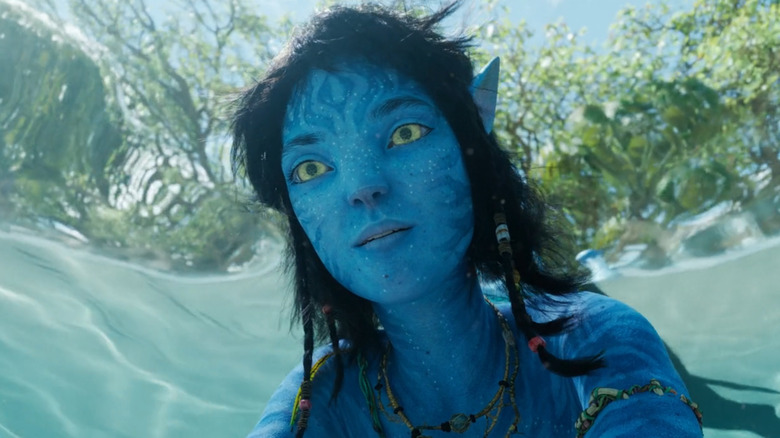 Kiri enjoying life underwater in Avatar: The Way of Water