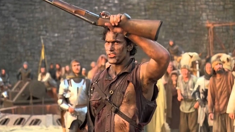 Bruce Campbell with Boomstick