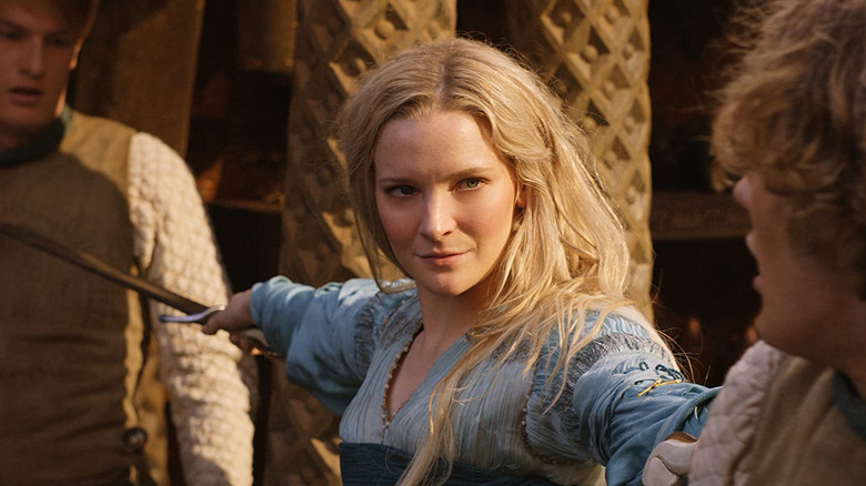 Morfydd Clark in The Lord of the Rings: The Rings of Power