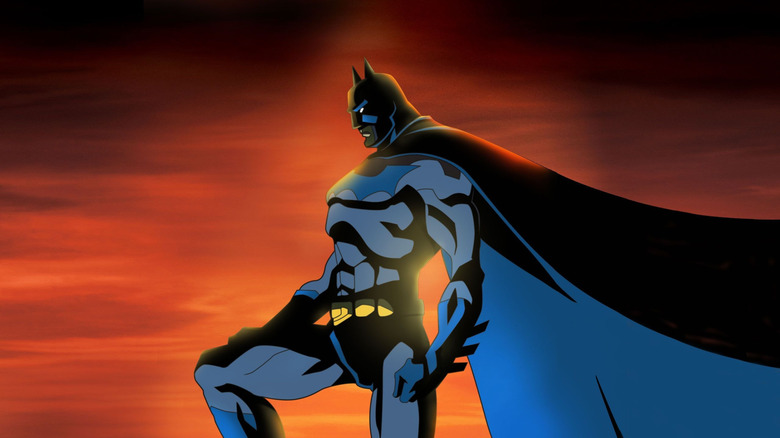 Batman: Gotham Knight - Crossfire, Batman standing above fire
