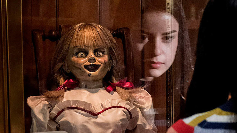 Daniela (Katie Sarife) nearly kills everyone by letting a haunted doll loose in Annabelle Comes Home (2019)