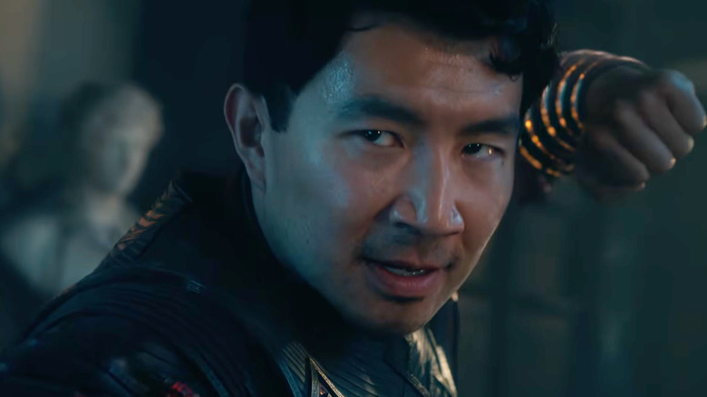 Simu Liu as Shang-Chi getting ready to deliver a punch in Avengers: Doomsday