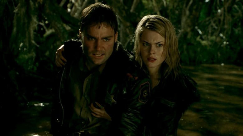 Sherif Kyle and Terry lost in the swamp in something