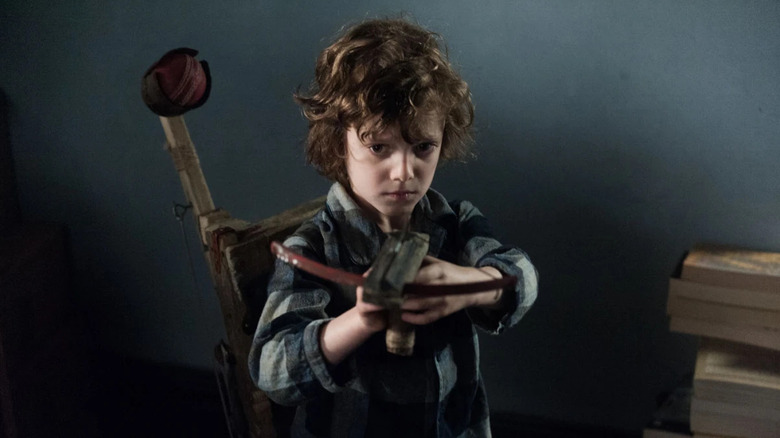 The Babadook Samuel with weapons
