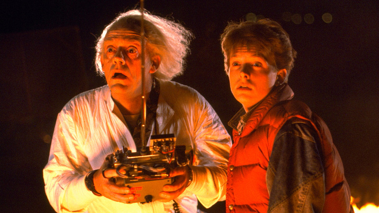 Back to the Future doc marty fire glow