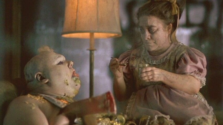 C. Ernst Harth and Laurie Soper as The Great Child and The Dire Mother