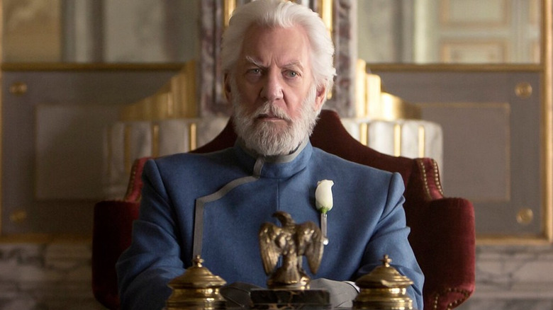 Donald Sutherland in The Hunger Games