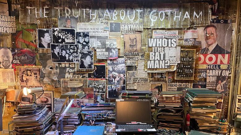 The Riddler's apartment in The Batman