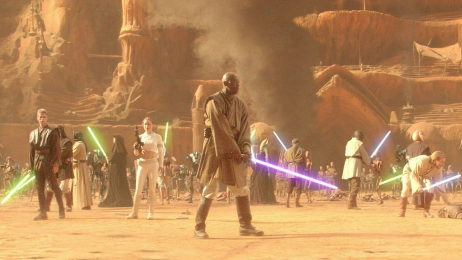The Battle Of Geonosis In Attack Of The Clones Was Quite A Production Challenge