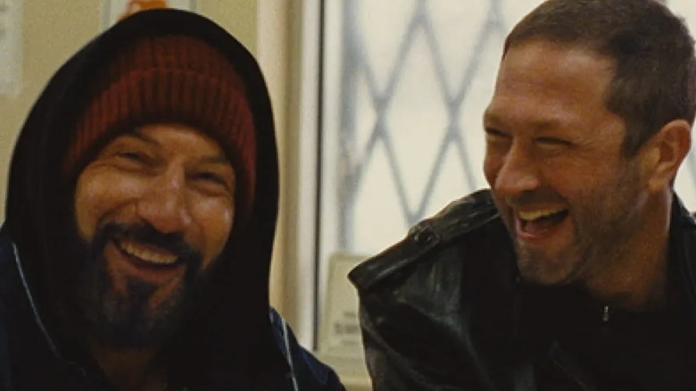 Mikey and Richie laughing together on The Bear