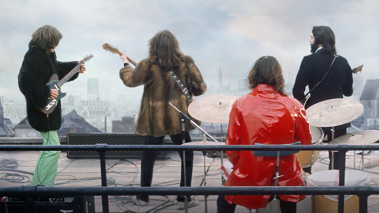 Beatles Get Back Rooftop Concert Poster Clip