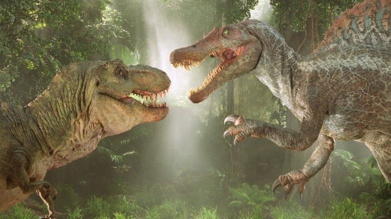 T-Rex vs. Spinosaurus Jurassic Park III