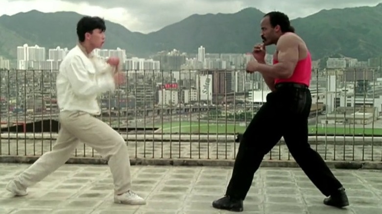 Donnie Yen and Michael Woods fight