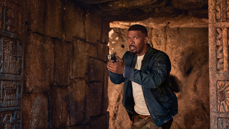 Jamie Foxx as Bud in Day Shift