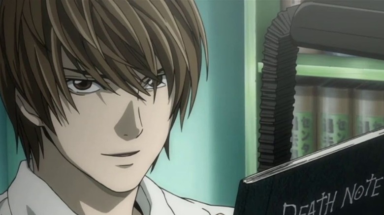 light writes in death note