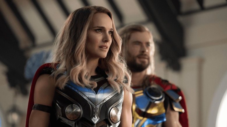 Marvel's Thor 4 Jane Foster and Thor movie still