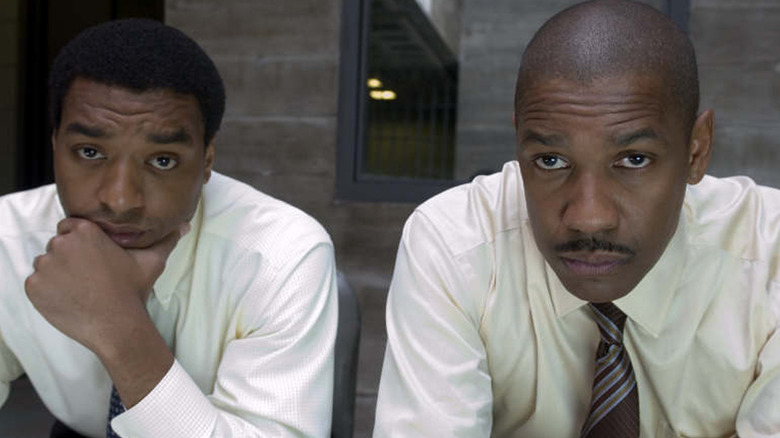 Denzel Washington and Chiwetel Ejiofor in Inside Man