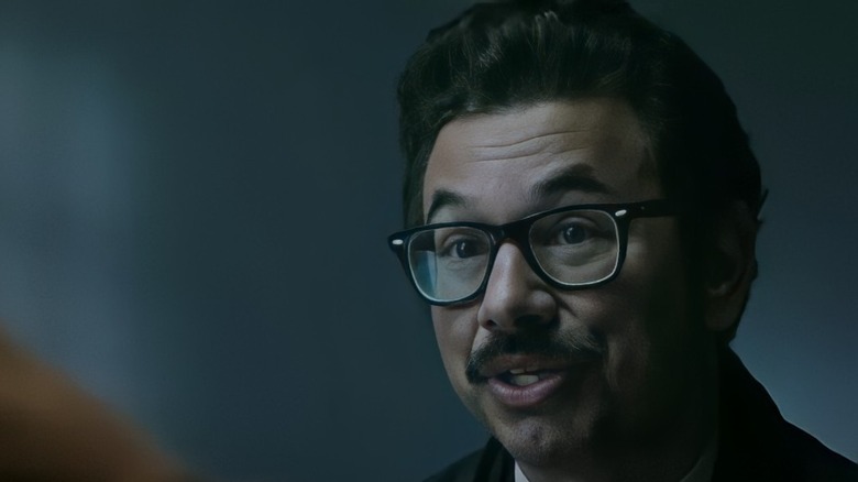 Al Madrigal wears glasses in Morbius