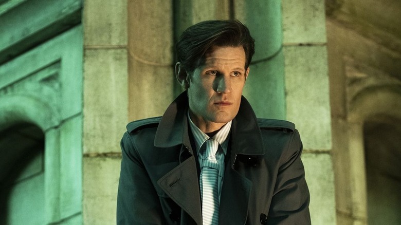 Matt Smith hunching in Morbius