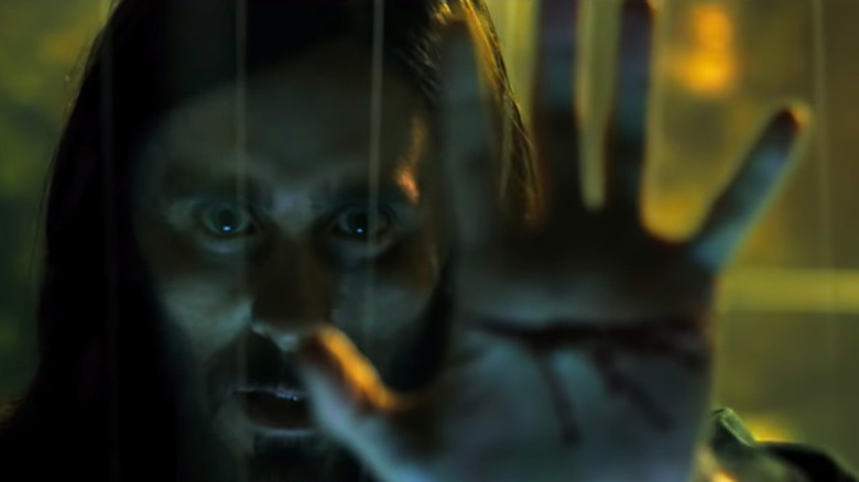 Jared Leto raises hand in Morbius