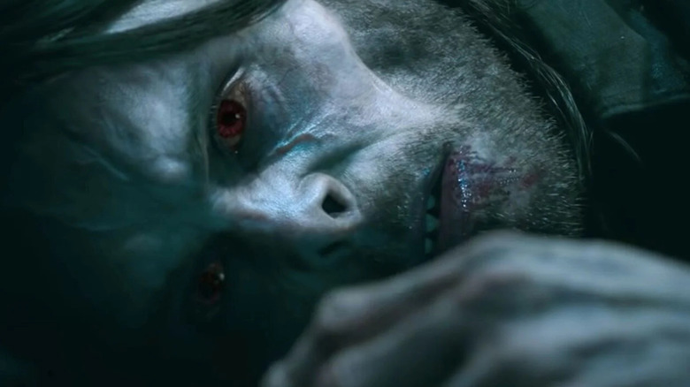 Jared Leto lying down in Morbius