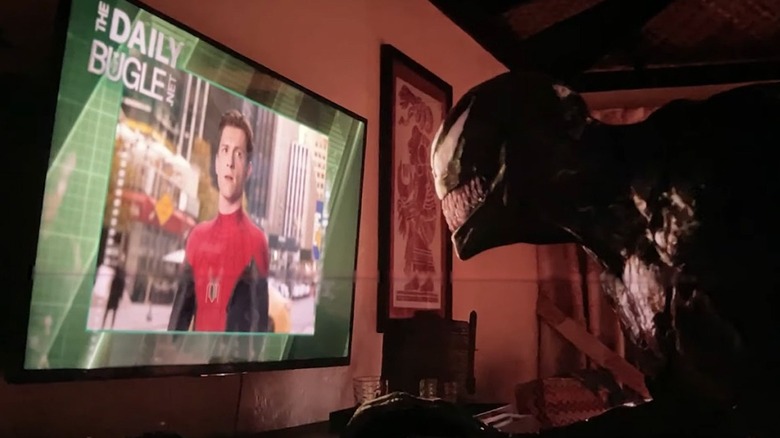 Venom learns about Peter's crimes in Let There Be Carnage