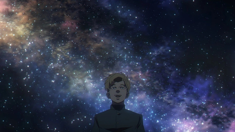 Rafal looks at the stars in astonishment in Orb: On the Movements of the Earth