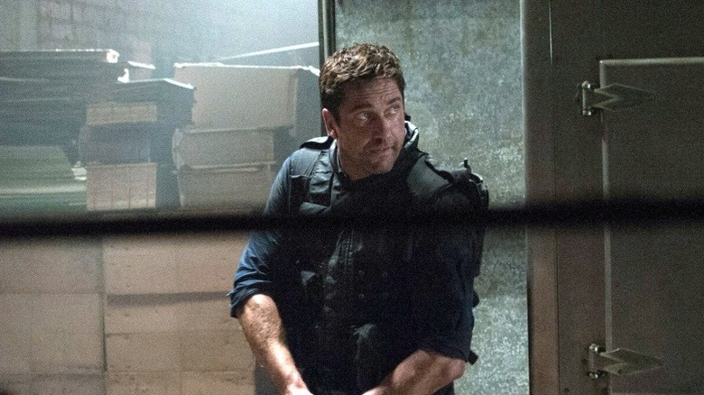 Gerard Butler as Mike Banning in Olympus Has Fallen.
