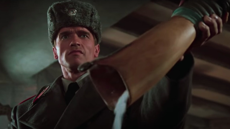 Red Heat Schwarzenegger Russian police uniform